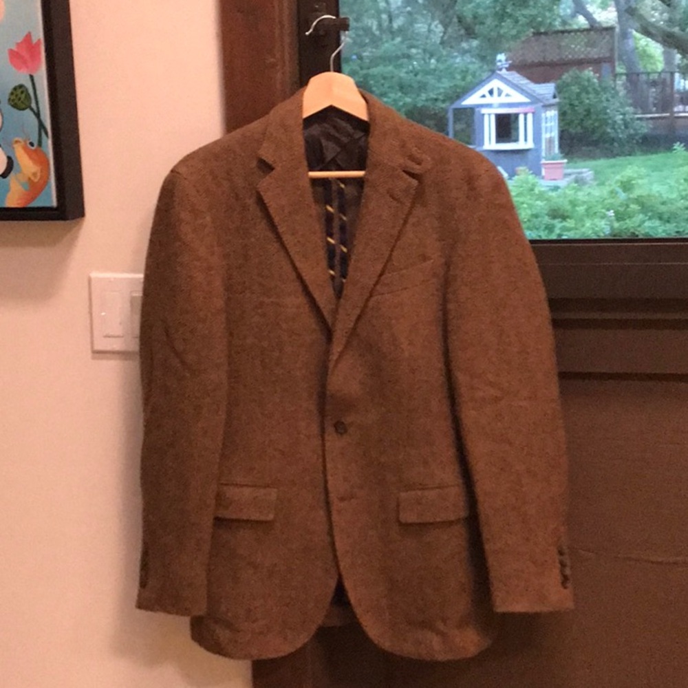 Men's Brown Tweed Blazer